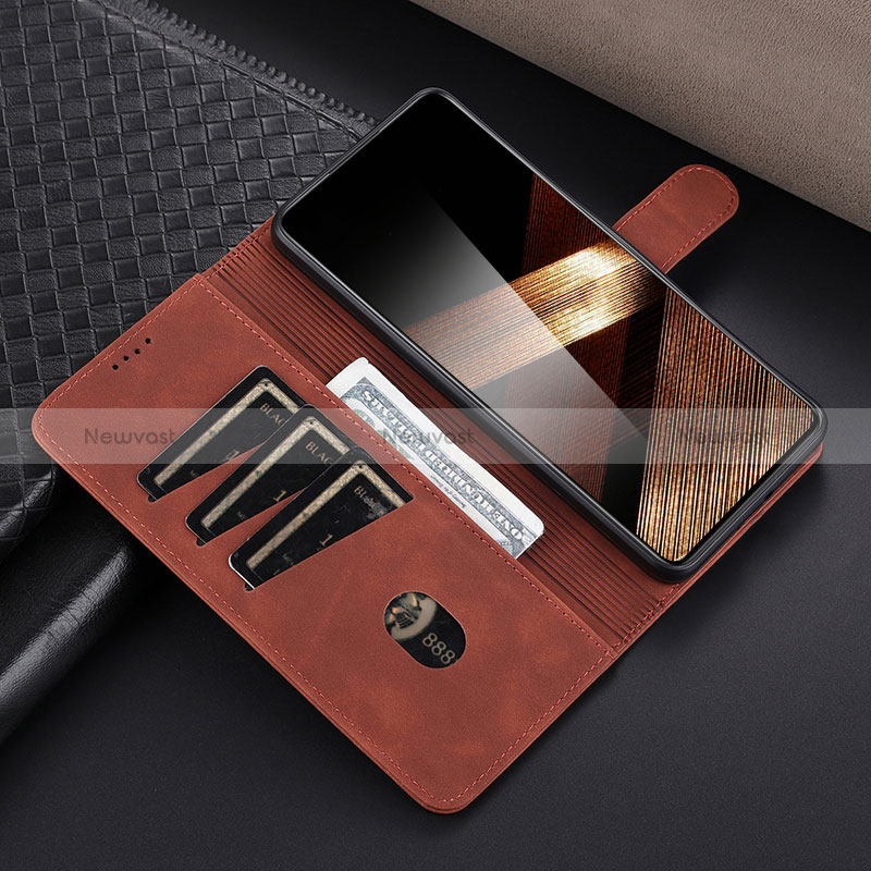 Leather Case Stands Flip Cover Holder YZ6 for Oppo K11 5G