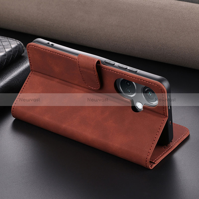 Leather Case Stands Flip Cover Holder YZ6 for Oppo K11 5G