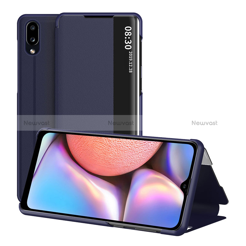 Leather Case Stands Flip Cover Holder ZL1 for Samsung Galaxy A10s