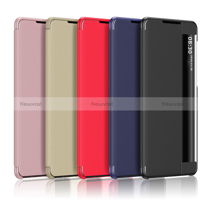 Leather Case Stands Flip Cover Holder ZL2 for Samsung Galaxy A40