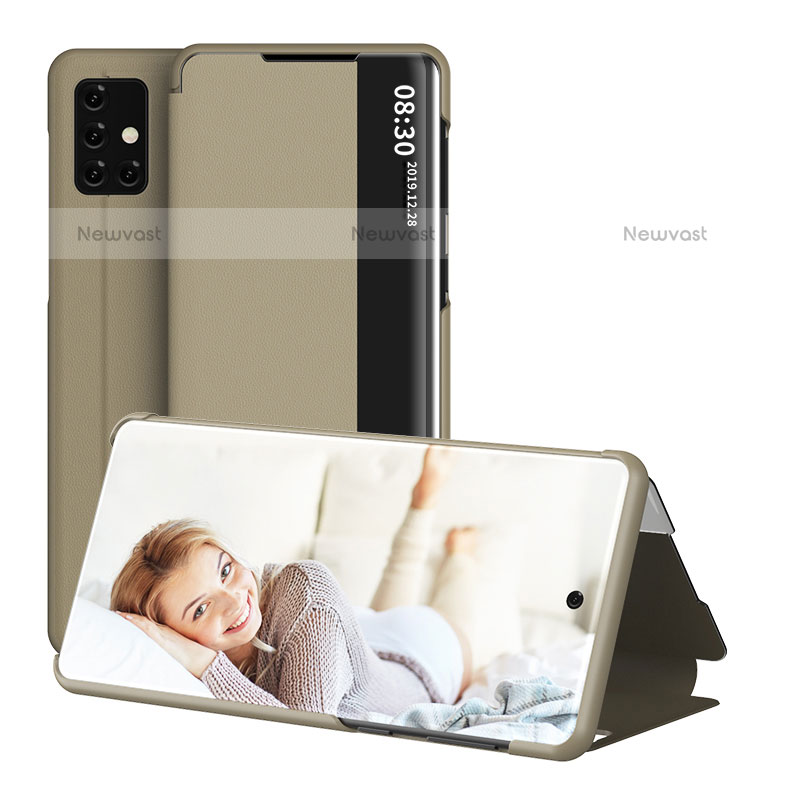 Leather Case Stands Flip Cover Holder ZL2 for Samsung Galaxy A51 4G