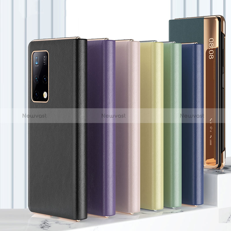 Leather Case Stands Flip Cover Holder ZL3 for Huawei Mate X2