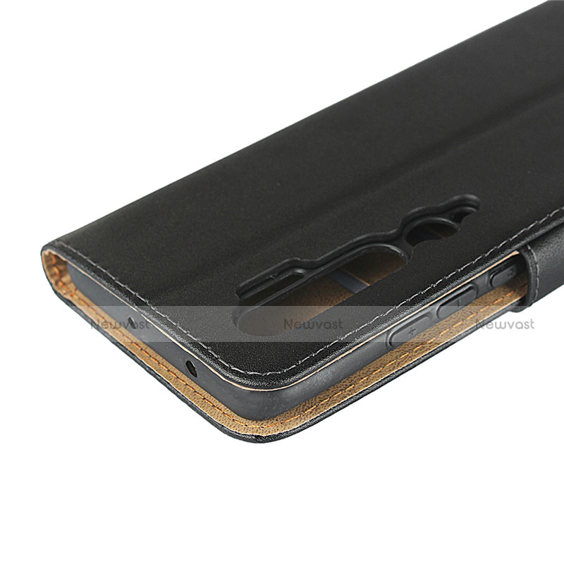 Leather Case Stands Flip Cover K01 for Xiaomi Mi Note 10 Black