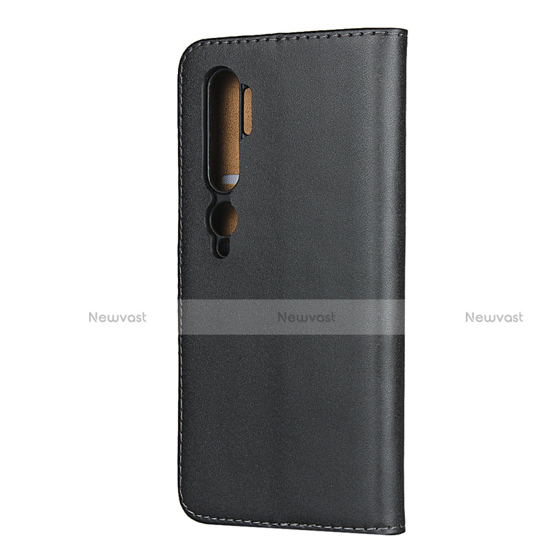 Leather Case Stands Flip Cover K01 for Xiaomi Mi Note 10 Black