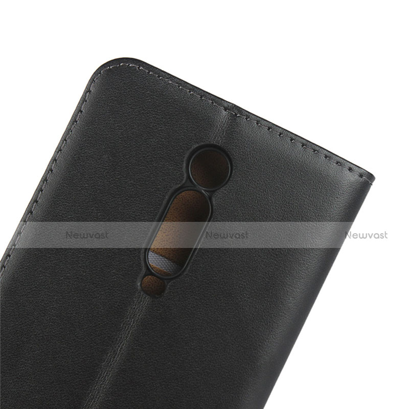 Leather Case Stands Flip Cover K01 for Xiaomi Redmi K20 Pro Black