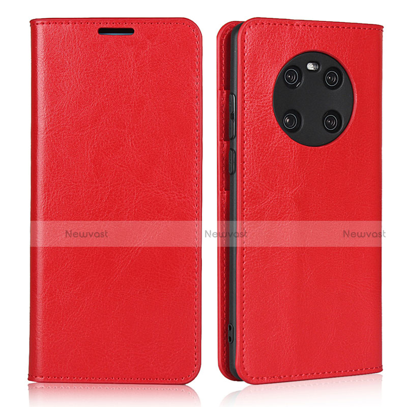 Leather Case Stands Flip Cover K02 Holder for Huawei Mate 40E 5G Red