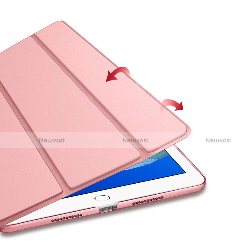 Leather Case Stands Flip Cover L01 for Apple iPad Air 3 Rose Gold