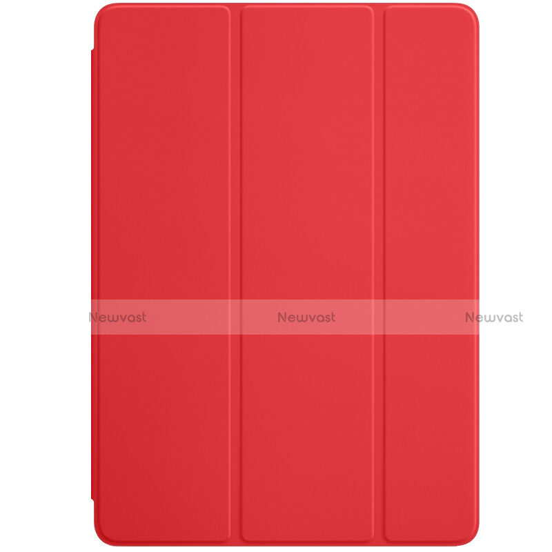 Leather Case Stands Flip Cover L01 for Apple New iPad 9.7 (2017) Red