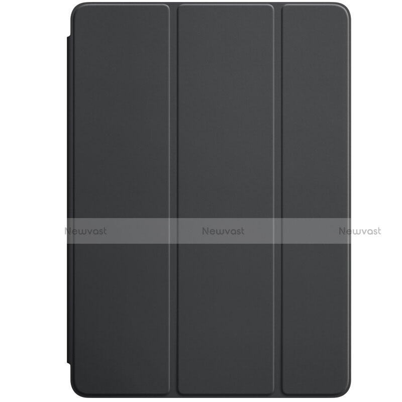 Leather Case Stands Flip Cover L01 for Apple New iPad 9.7 (2018) Black