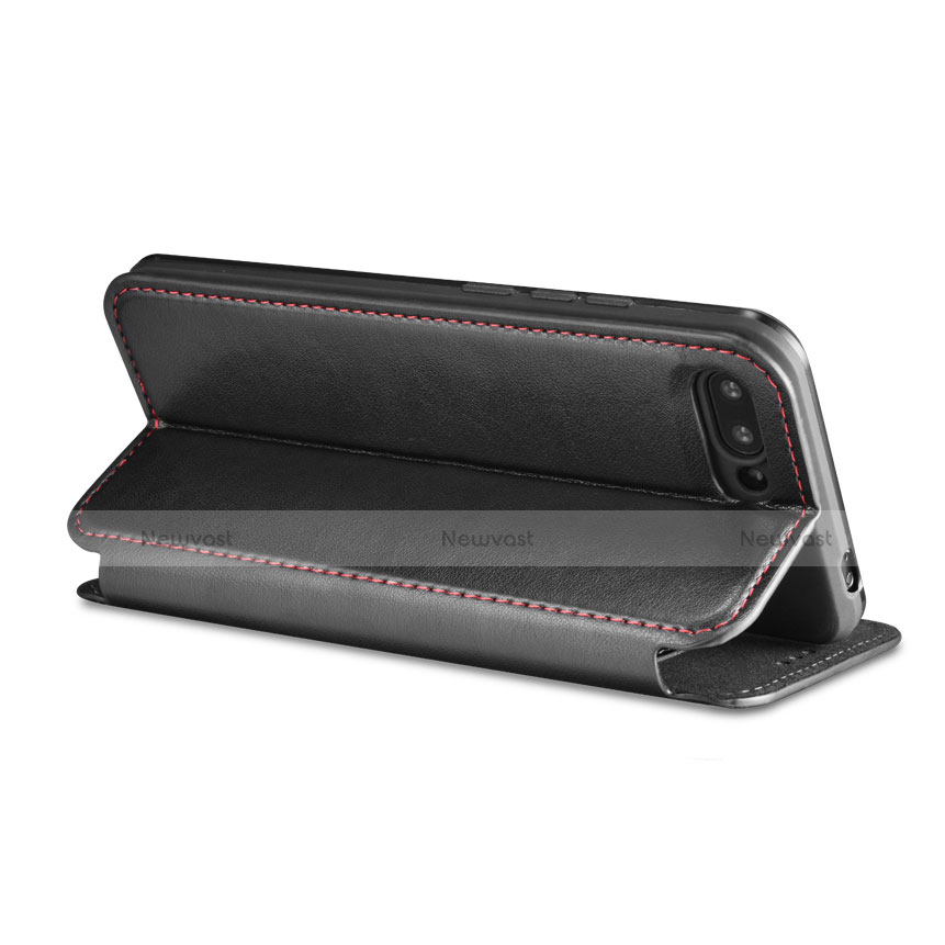 Leather Case Stands Flip Cover L01 for Huawei Honor 10 Black