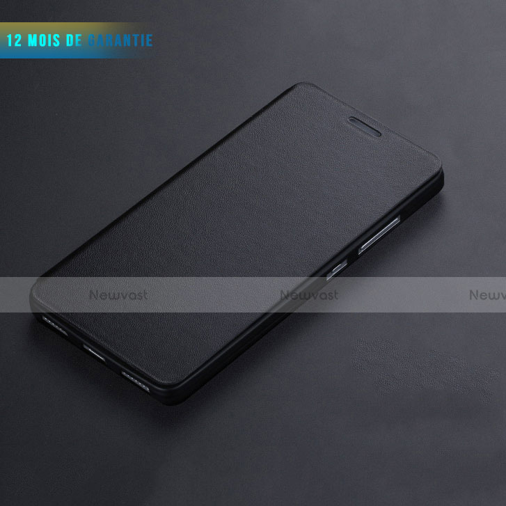 Leather Case Stands Flip Cover L01 for Huawei Honor 7 Dual SIM Black