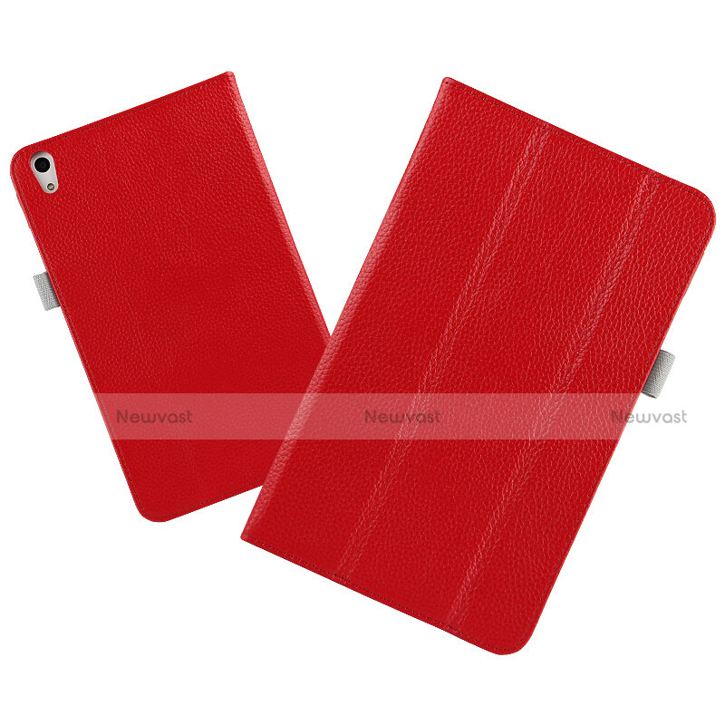 Leather Case Stands Flip Cover L01 for Huawei Honor Pad 2 Red