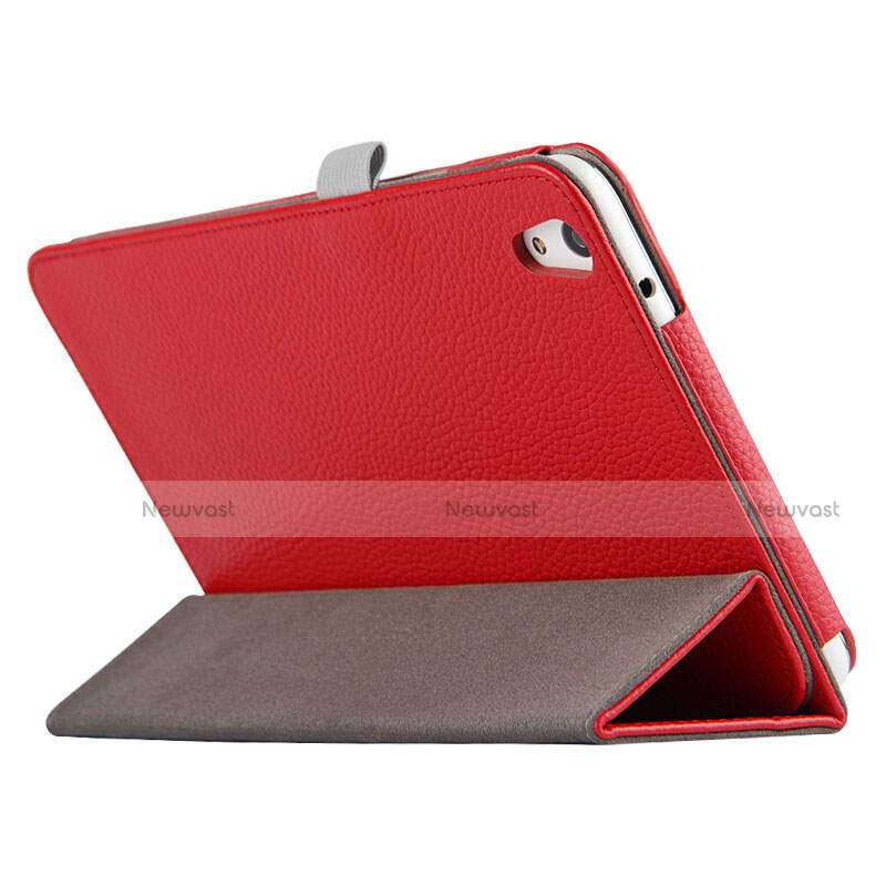 Leather Case Stands Flip Cover L01 for Huawei Honor Pad 2 Red