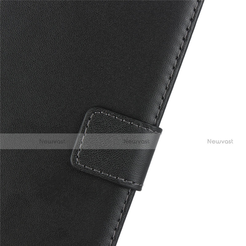 Leather Case Stands Flip Cover L01 for Huawei Honor Play 8 Black