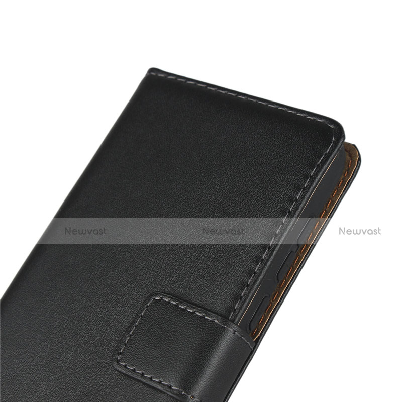 Leather Case Stands Flip Cover L01 for Huawei Honor Play 8 Black