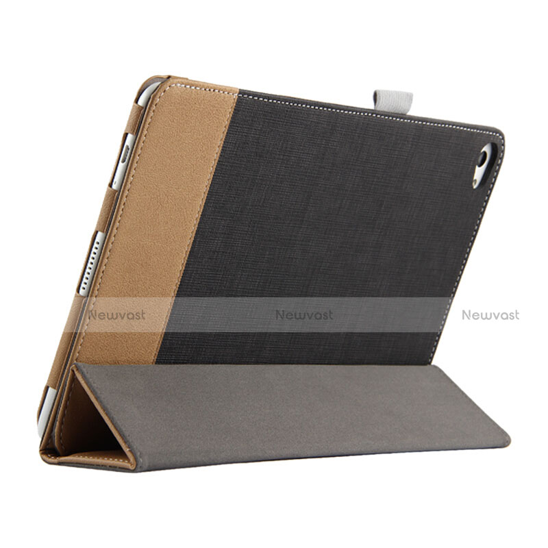 Leather Case Stands Flip Cover L01 for Huawei MediaPad M2 10.1 FDR-A03L FDR-A01W Black