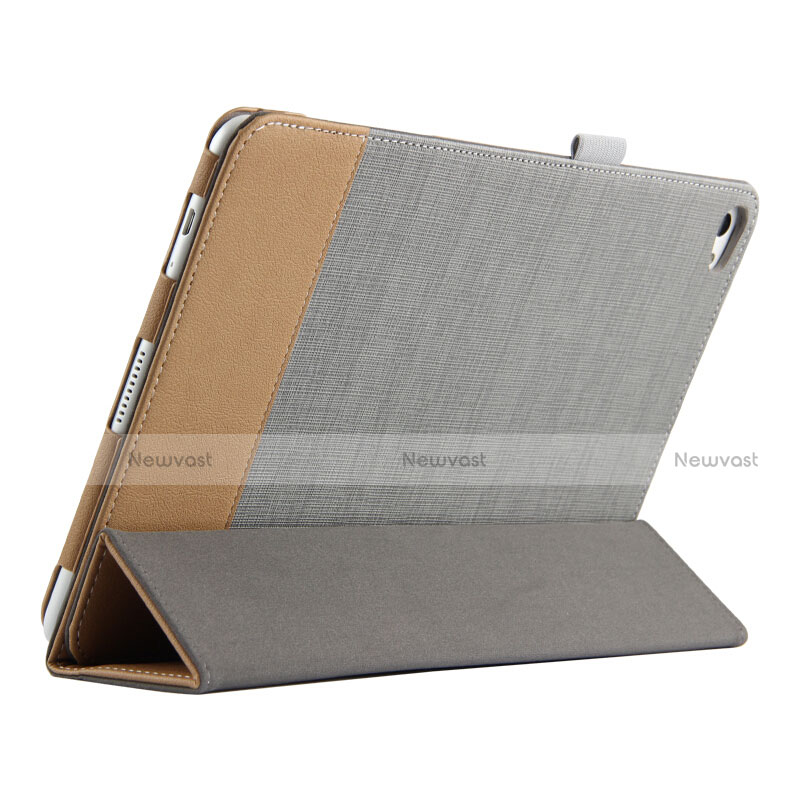 Leather Case Stands Flip Cover L01 for Huawei MediaPad M2 10.1 FDR-A03L FDR-A01W Gray