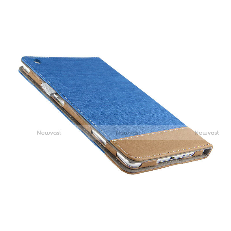 Leather Case Stands Flip Cover L01 for Huawei MediaPad M3 Lite 8.0 CPN-W09 CPN-AL00 Blue