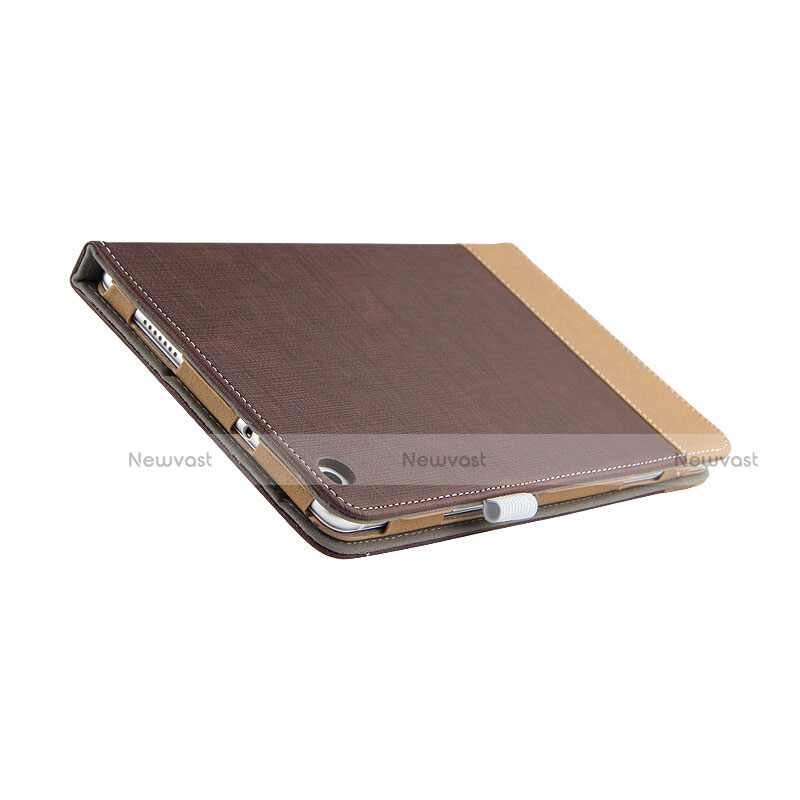 Leather Case Stands Flip Cover L01 for Huawei MediaPad M3 Lite 8.0 CPN-W09 CPN-AL00 Brown