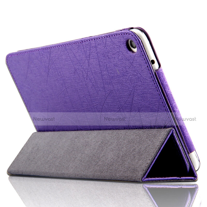 Leather Case Stands Flip Cover L01 for Huawei Mediapad T1 7.0 T1-701 T1-701U Purple