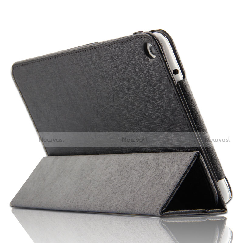 Leather Case Stands Flip Cover L01 for Huawei Mediapad T2 7.0 BGO-DL09 BGO-L03 Black