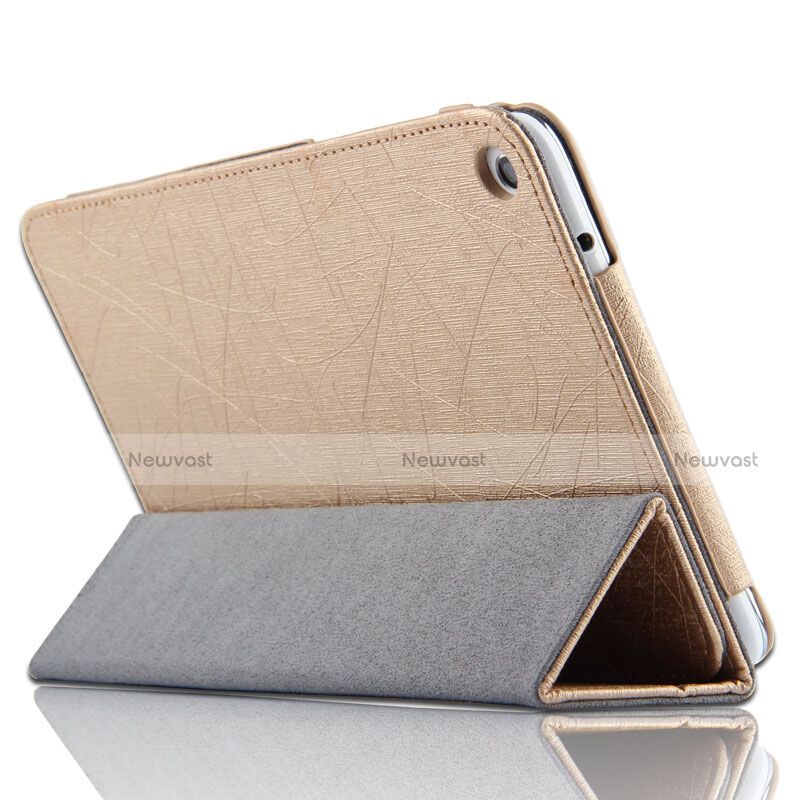 Leather Case Stands Flip Cover L01 for Huawei Mediapad T2 7.0 BGO-DL09 BGO-L03 Gold