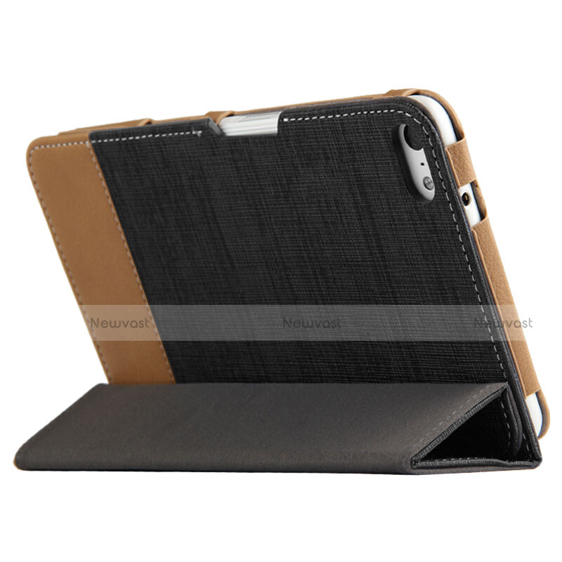 Leather Case Stands Flip Cover L01 for Huawei MediaPad T2 Pro 7.0 PLE-703L Black