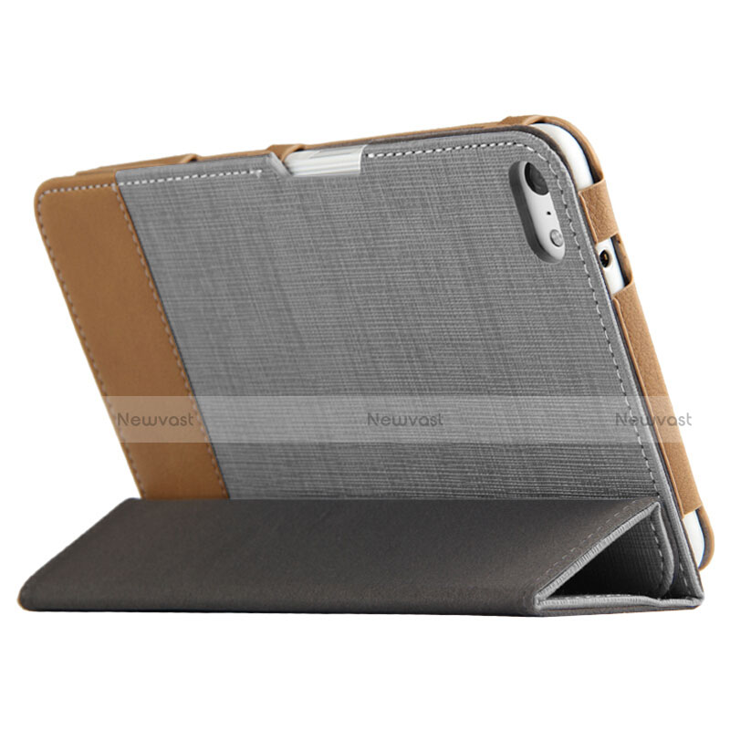 Leather Case Stands Flip Cover L01 for Huawei MediaPad T2 Pro 7.0 PLE-703L Gray