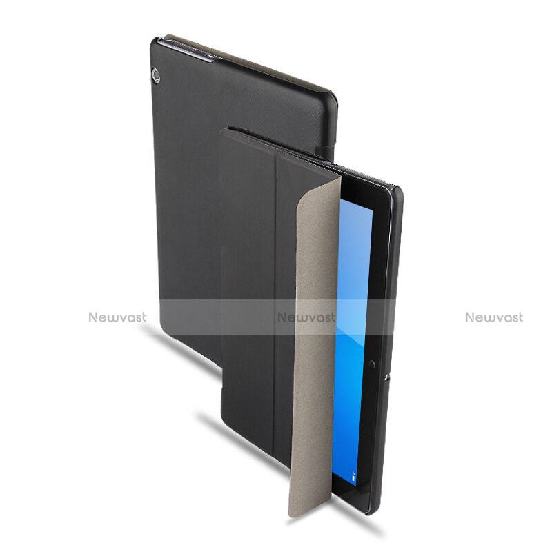 Leather Case Stands Flip Cover L01 for Huawei MediaPad T3 10 AGS-L09 AGS-W09 Black