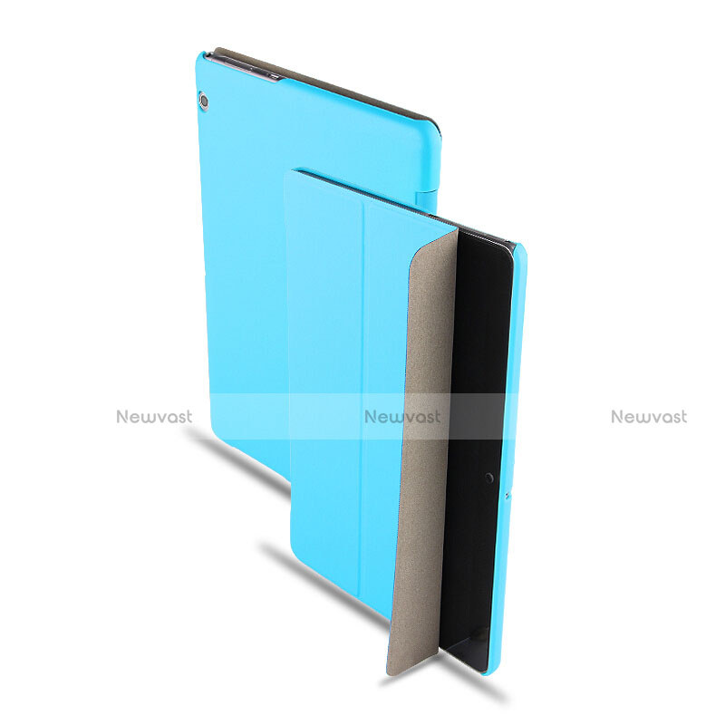 Leather Case Stands Flip Cover L01 for Huawei MediaPad T3 10 AGS-L09 AGS-W09 Cyan