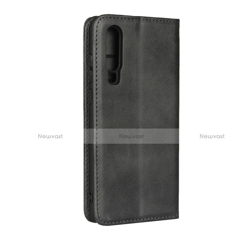 Leather Case Stands Flip Cover L01 for Huawei P30 Black