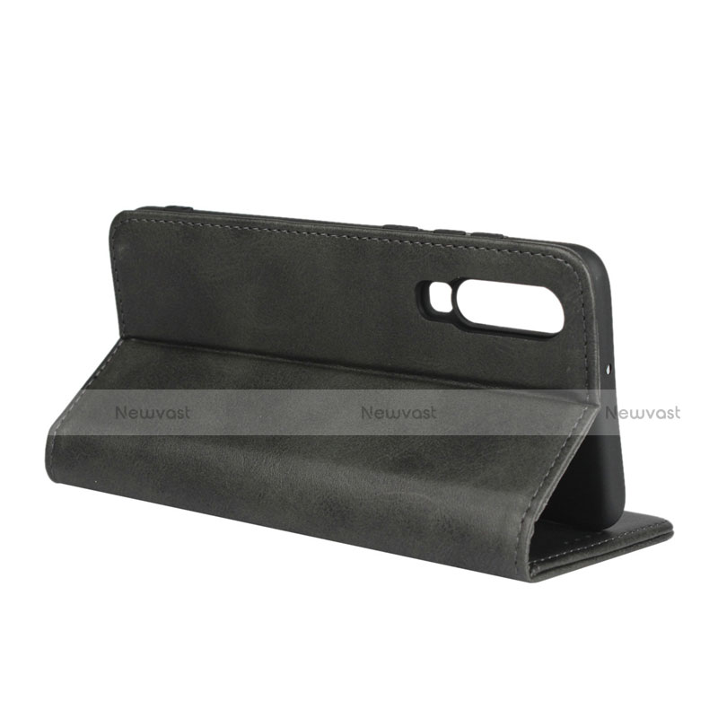 Leather Case Stands Flip Cover L01 for Huawei P30 Black