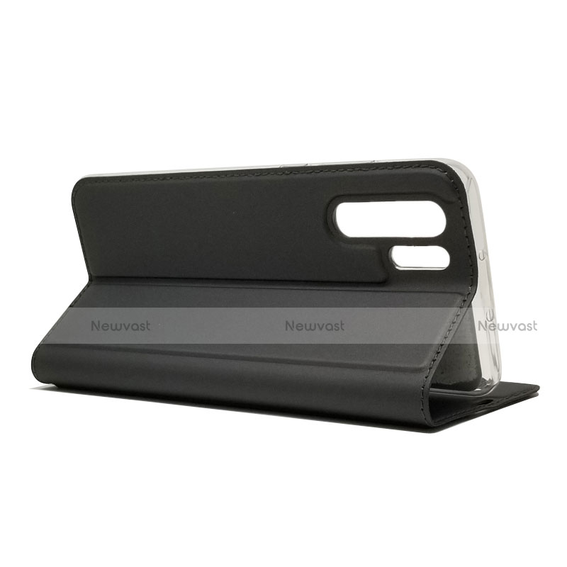 Leather Case Stands Flip Cover L01 for Huawei P30 Pro Black