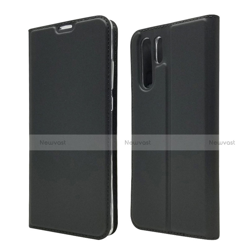 Leather Case Stands Flip Cover L01 for Huawei P30 Pro New Edition Black