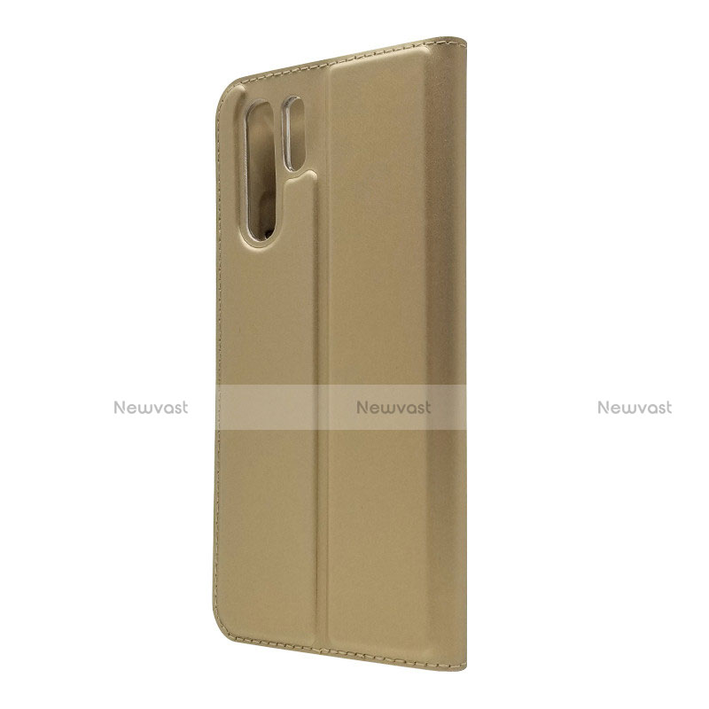 Leather Case Stands Flip Cover L01 for Huawei P30 Pro New Edition Gold