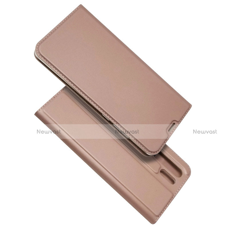 Leather Case Stands Flip Cover L01 for Huawei P30 Pro New Edition Rose Gold