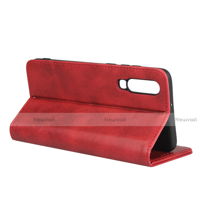 Leather Case Stands Flip Cover L01 for Huawei P30 Red