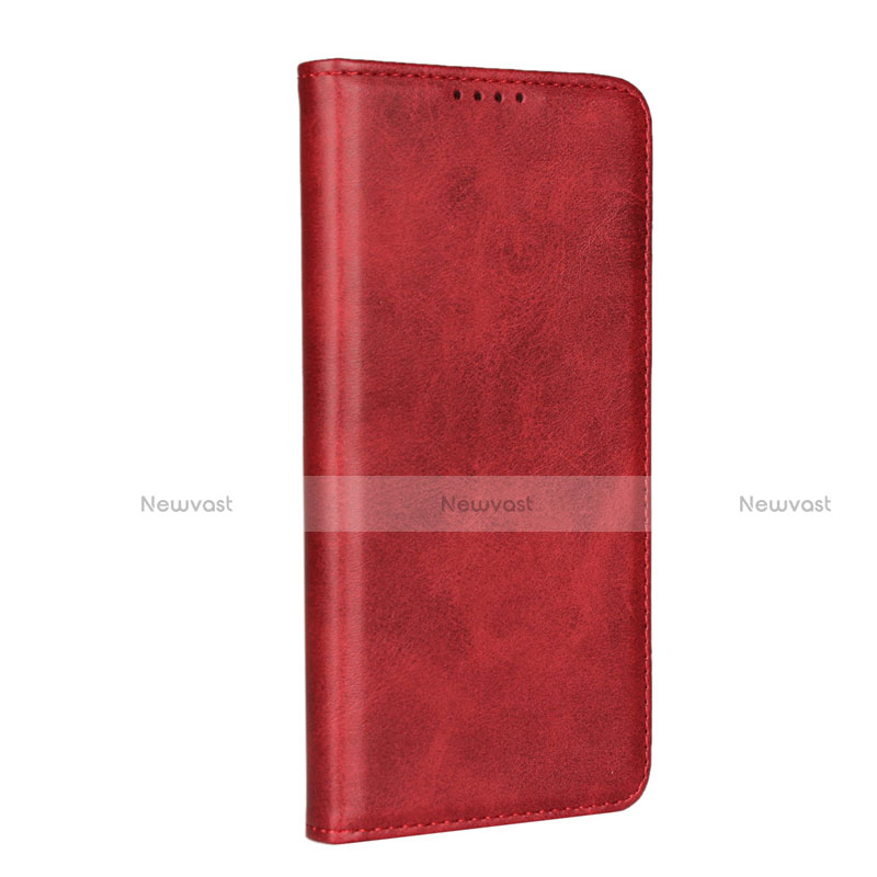 Leather Case Stands Flip Cover L01 for Huawei P30 Red