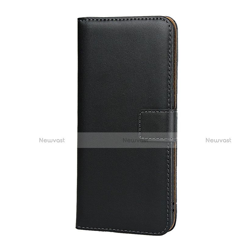 Leather Case Stands Flip Cover L01 for Oppo K1 Black