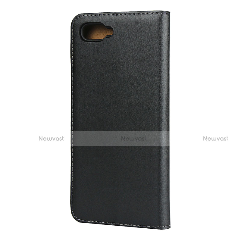 Leather Case Stands Flip Cover L01 for Oppo K1 Black