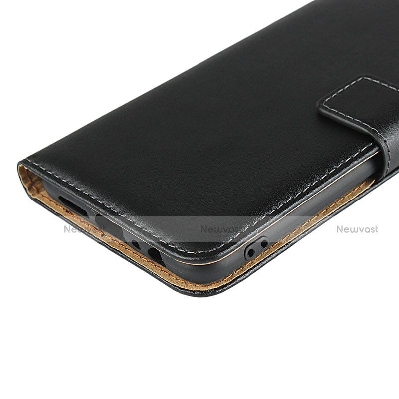 Leather Case Stands Flip Cover L01 for Oppo RX17 Neo Black