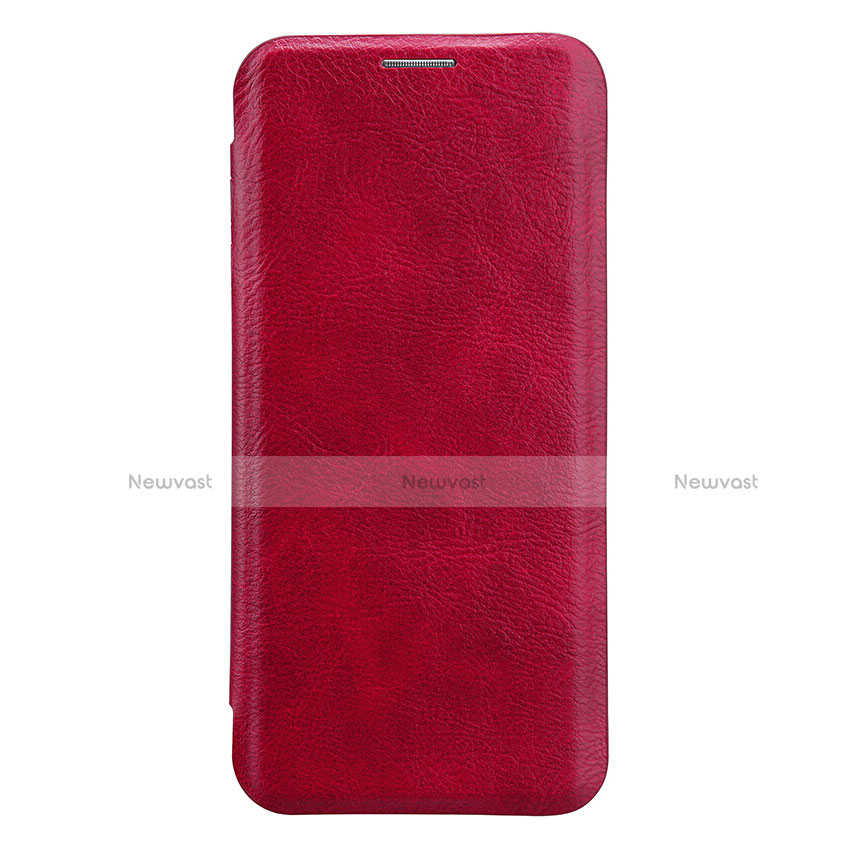 Leather Case Stands Flip Cover L01 for Samsung Galaxy S9 Red