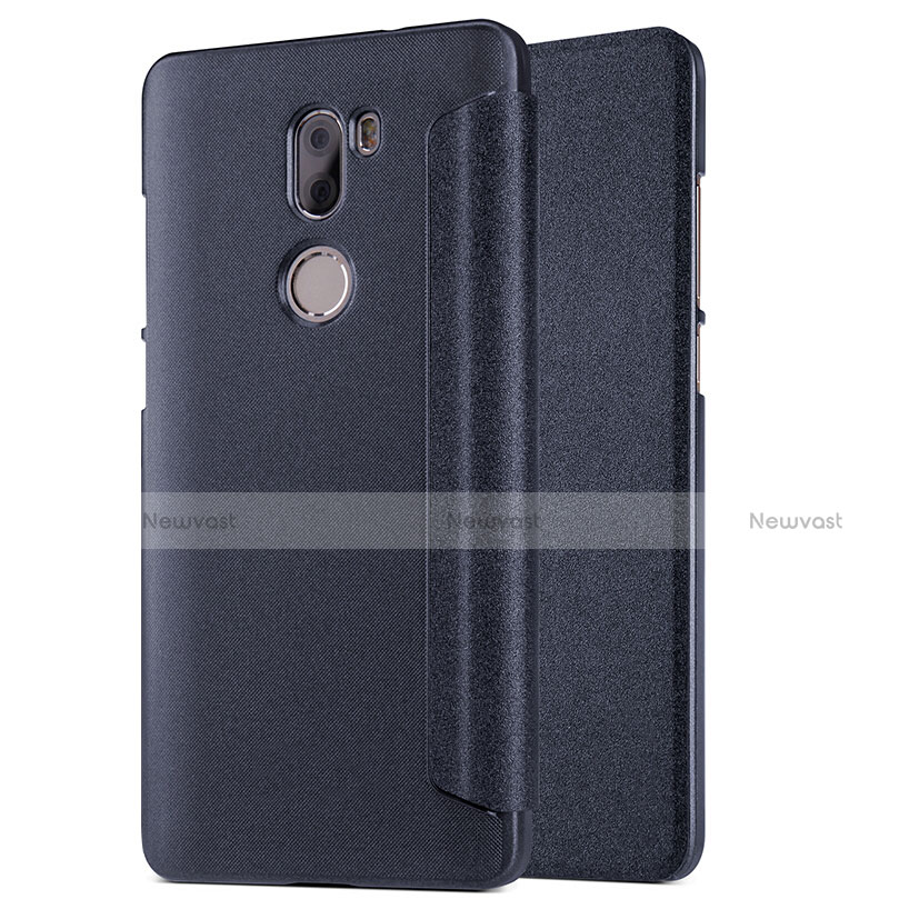 Leather Case Stands Flip Cover L01 for Xiaomi Mi 5S Plus Black