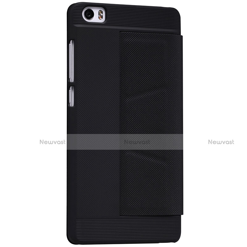 Leather Case Stands Flip Cover L01 for Xiaomi Mi Note Black