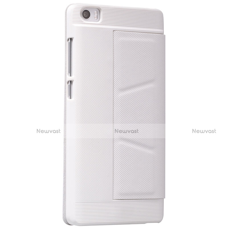 Leather Case Stands Flip Cover L01 for Xiaomi Mi Note White