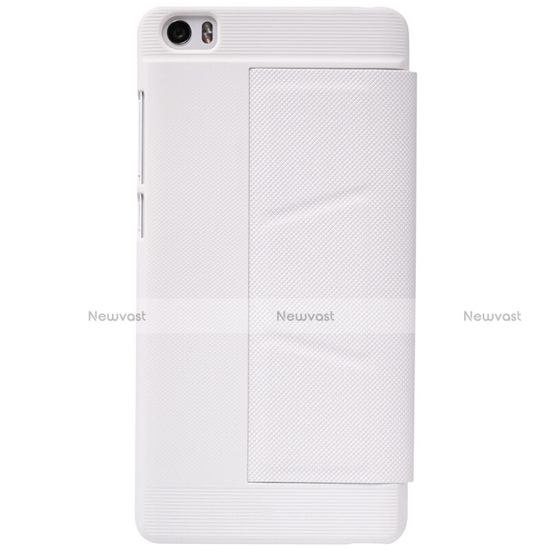 Leather Case Stands Flip Cover L01 for Xiaomi Mi Note White