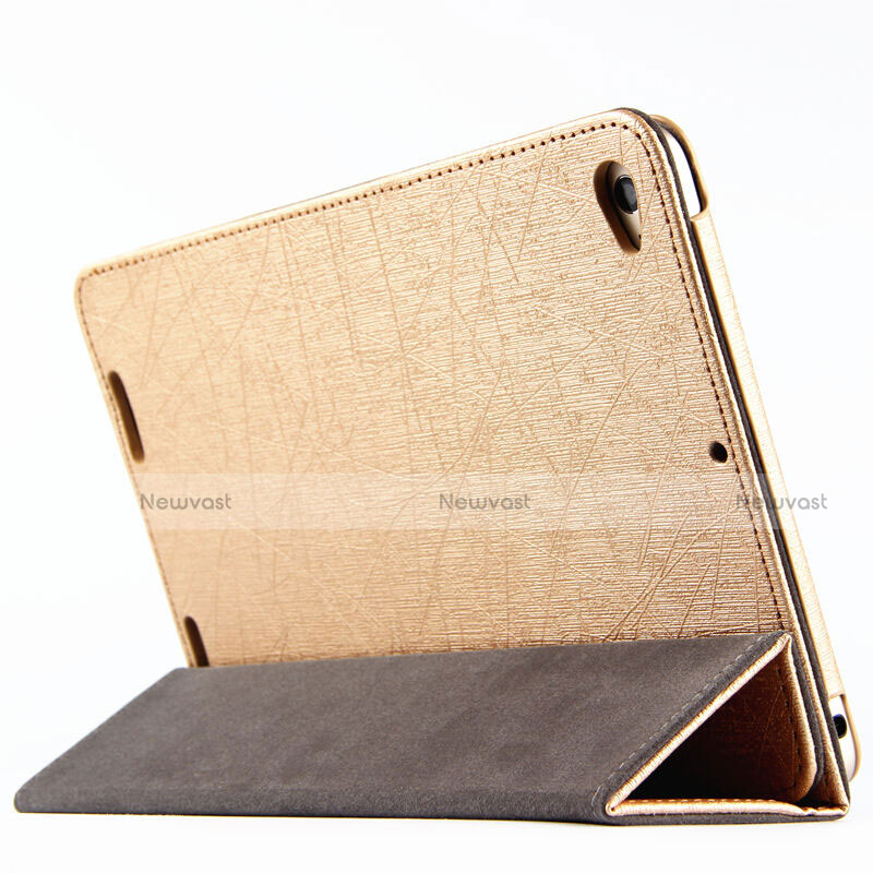 Leather Case Stands Flip Cover L01 for Xiaomi Mi Pad 2 Gold