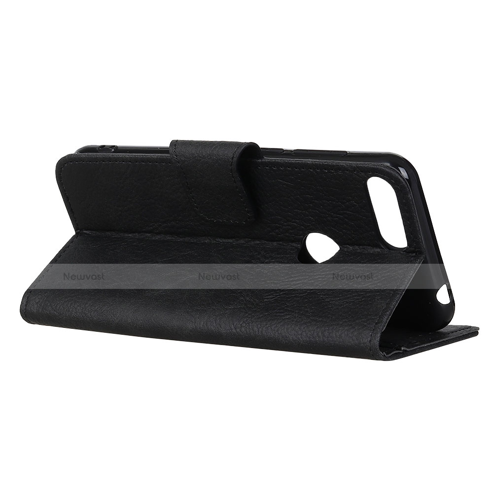 Leather Case Stands Flip Cover L01 Holder for Alcatel 1S (2019)