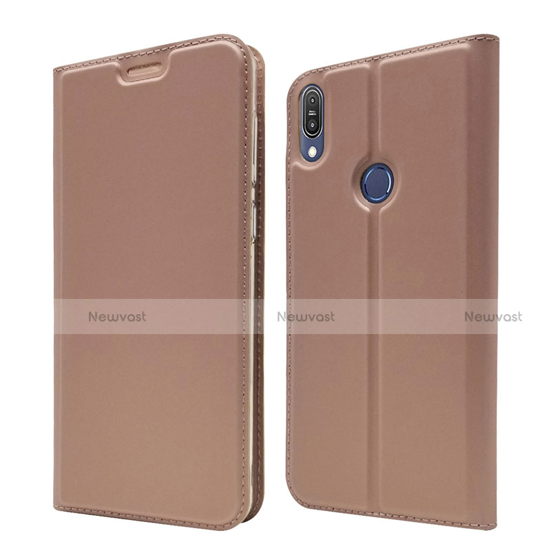 Leather Case Stands Flip Cover L01 Holder for Asus Zenfone Max Pro M1 ZB601KL Rose Gold