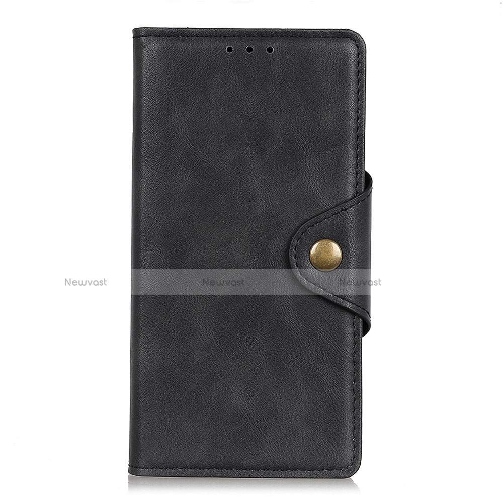 Leather Case Stands Flip Cover L01 Holder for BQ Vsmart joy 1 Black